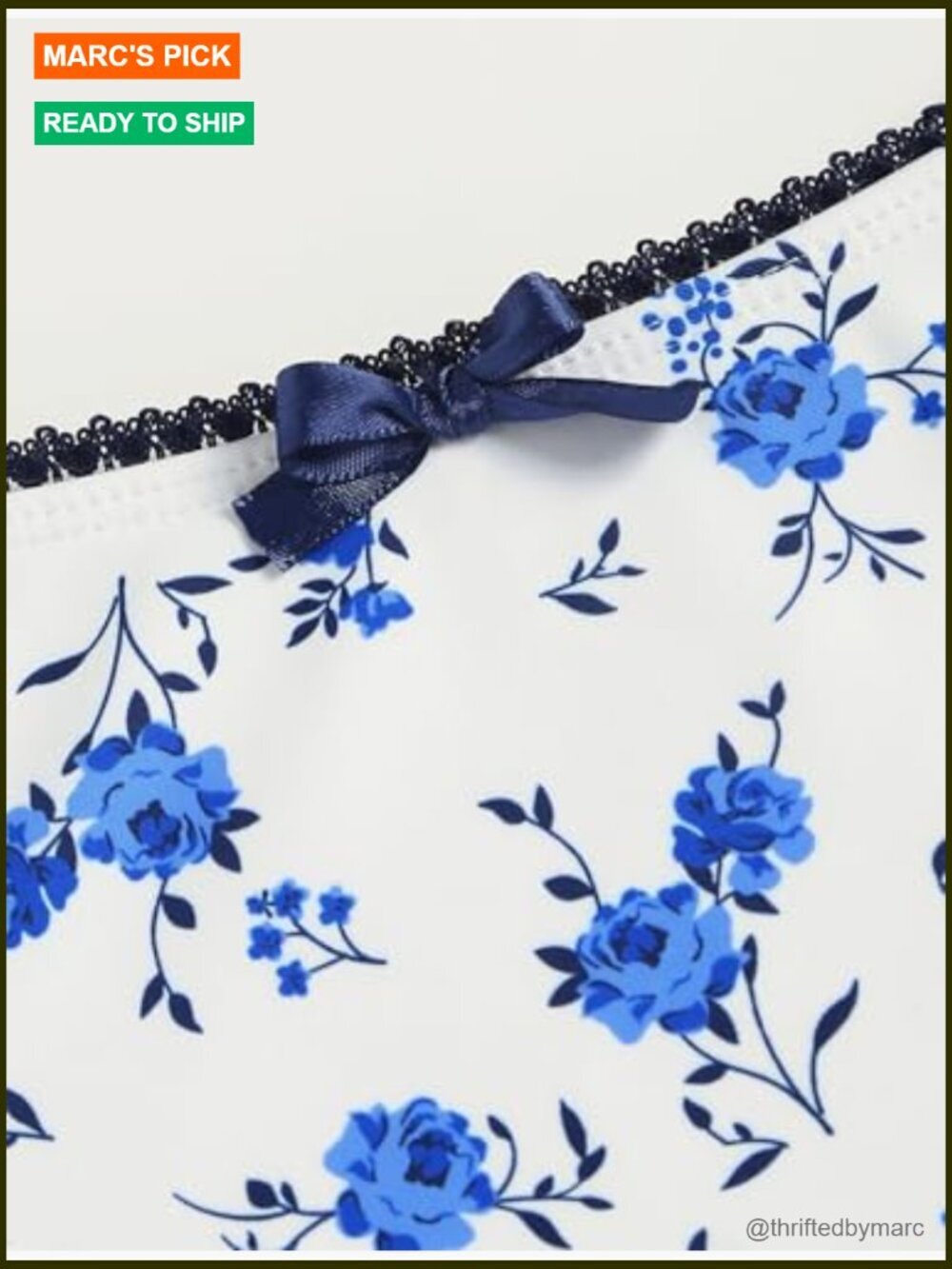 Tummy Control Tankini Set High Cut Two Piece Bow Tie Side - Picture 5 of 7